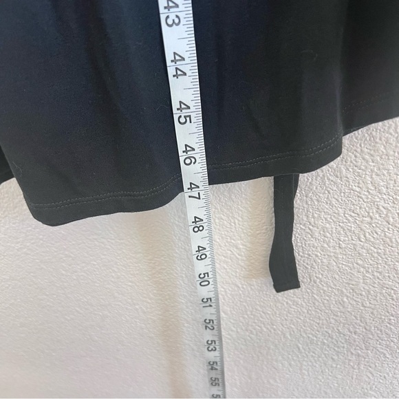 Gap Women’s Short Sleeve Wrap Dress True Black - Picture 8 of 9